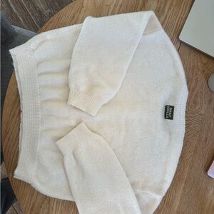 Daily Drills cream sweater